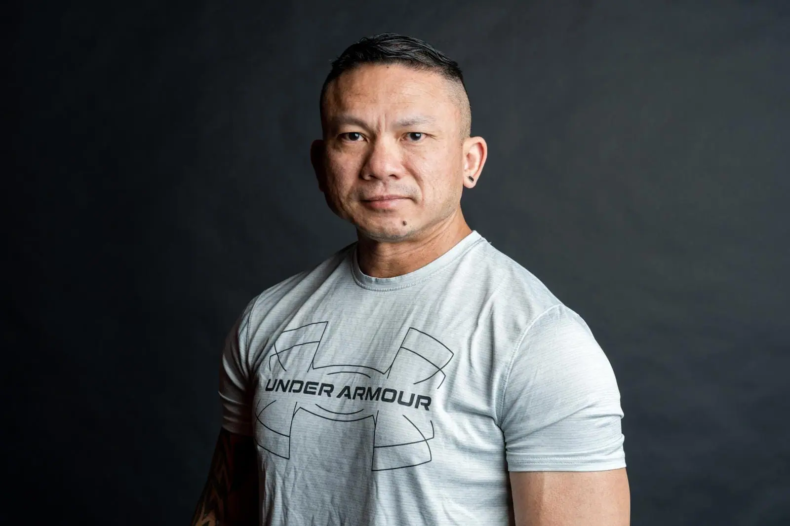 LTH Fitness personal trainer coaching client in Singapore gym session